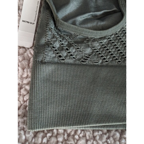 Victoria Sport Olive Green Seamless Bra Medium Support M - Picture 3 of 6